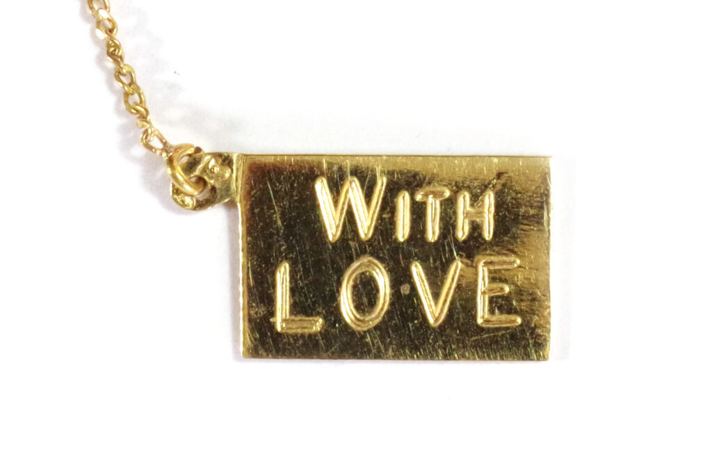 edwardian secret love letter locket 18k gold