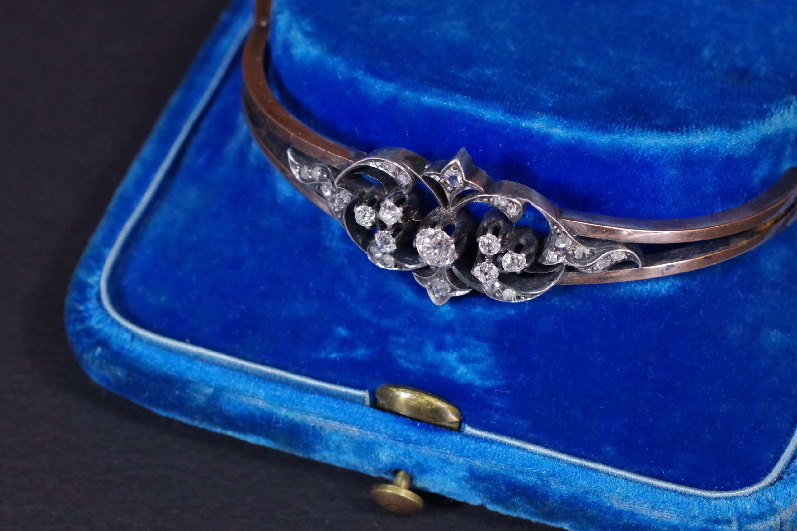 ANTIQUE DIAMOND AND SAPPHIRE FILIGREE BRACELET – Heirloom Jewelers