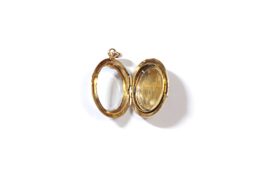garnet gold locket pendant