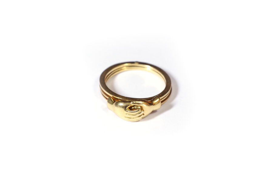 pre owned fede faith ring in gold