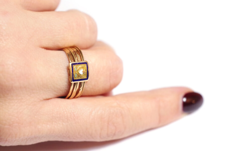 antique french ring in gold