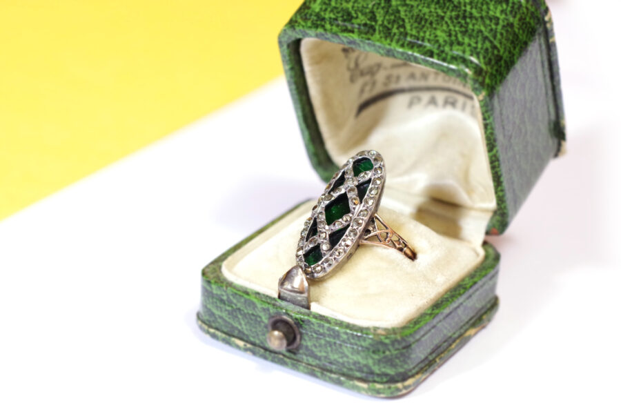 antique navette ring