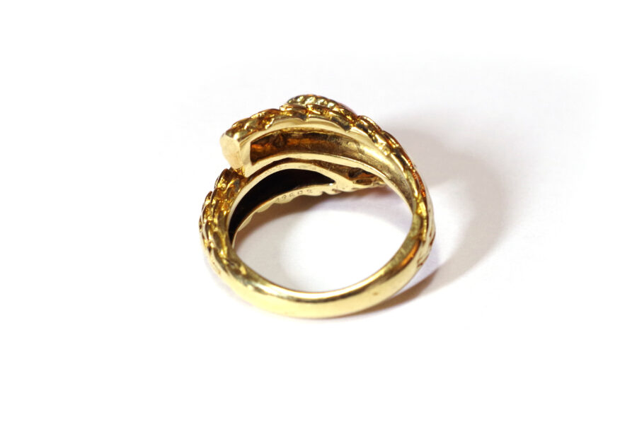 Boucheron Boheme snake ring in gold