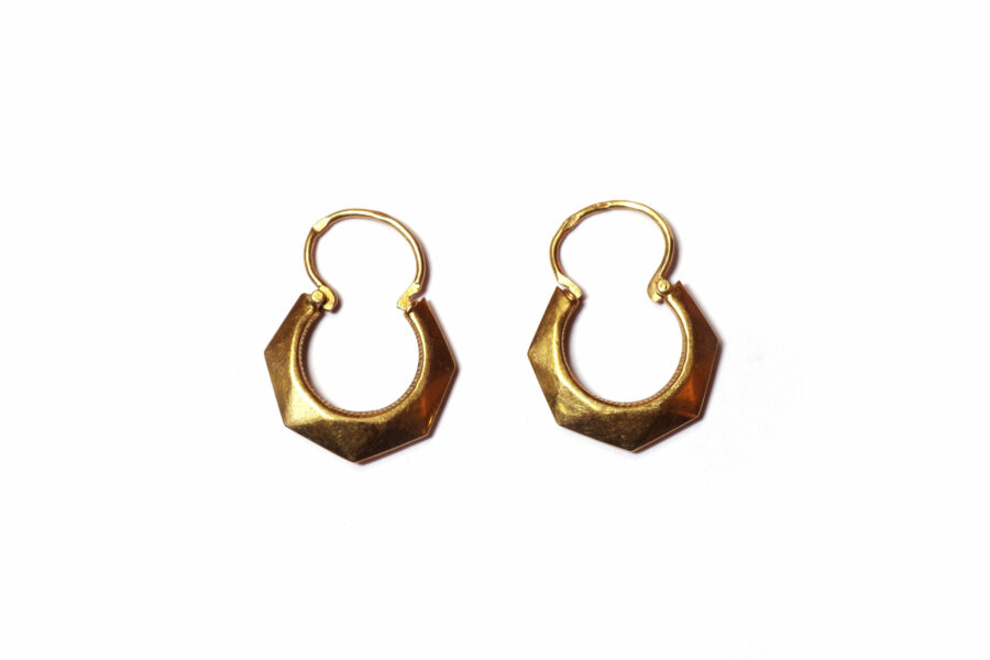 boucles oreille anciennes en or