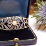 bracelet perle en or jaune 18k