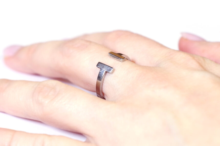 Square Tiffany & Co T ring