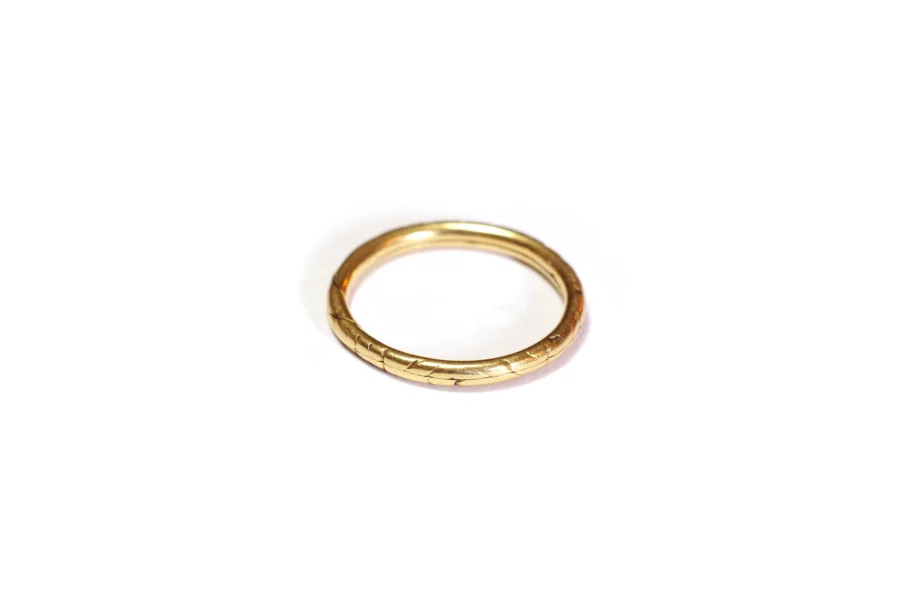 antique gimmel wedding ring in gold