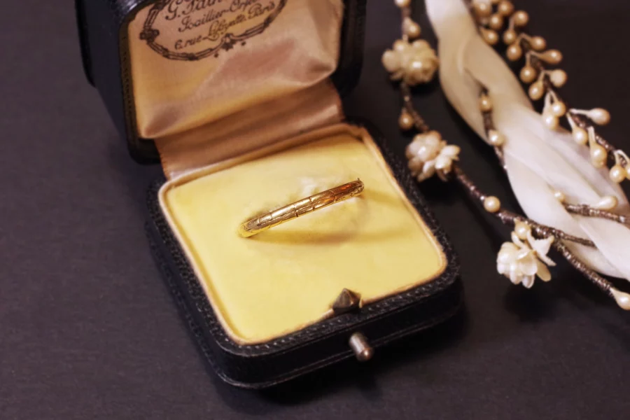 antique gimmel wedding ring