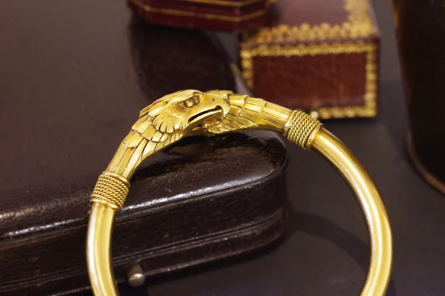 bracelet aigles en or massif