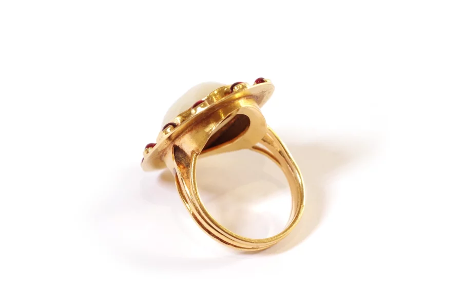 cocktail pearl ring