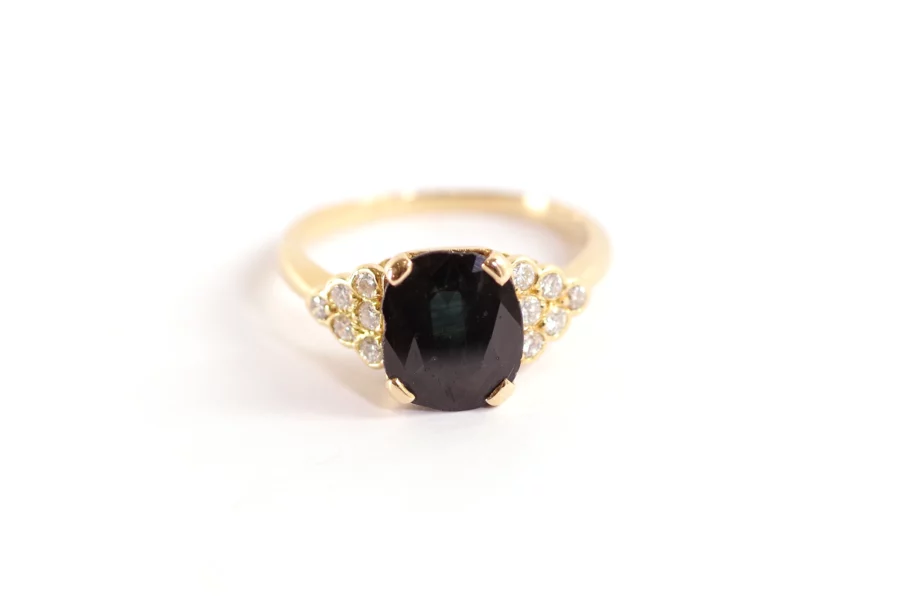 wedding sapphire diamond ring