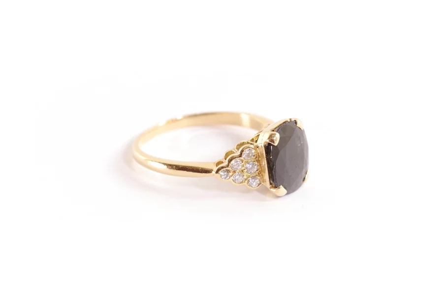 bridal sapphire ring