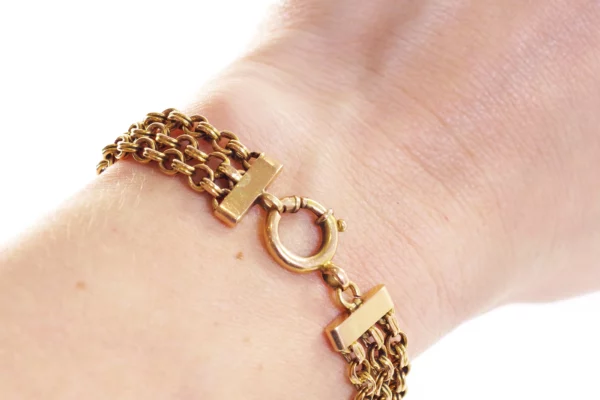 antique chain gold bracelet