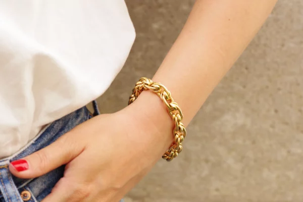 bracelet vintage en or