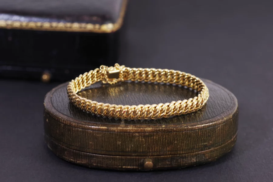 american mesh gold bracelet