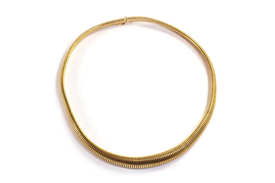 tubogas gold necklace