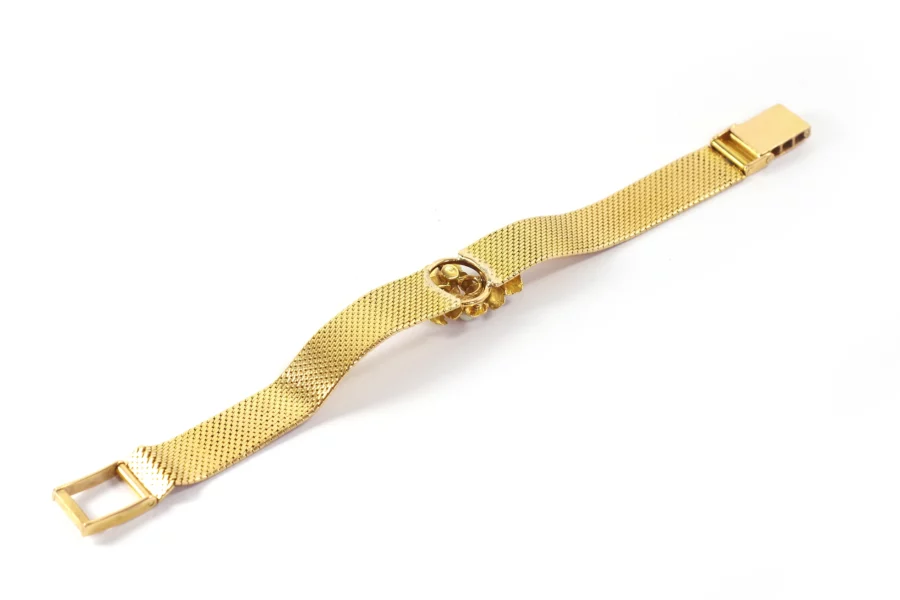 bracelet en or et turquoise