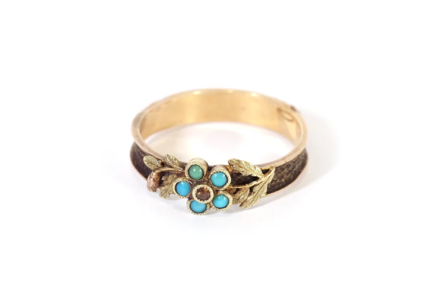 antique forget me not ring