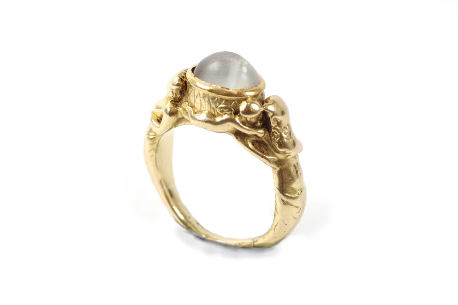 Mermaid gold ring