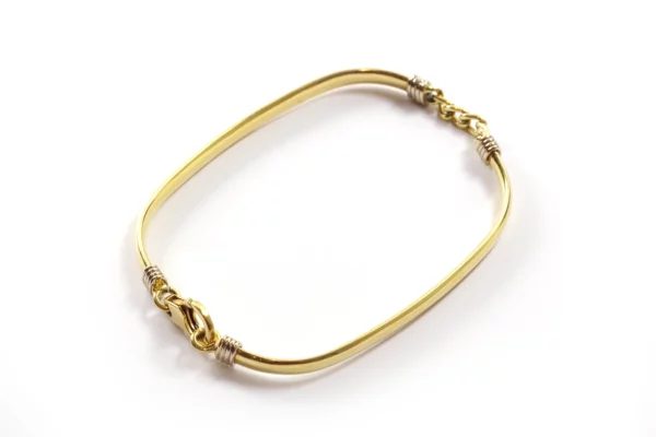 bracelet moderne en or