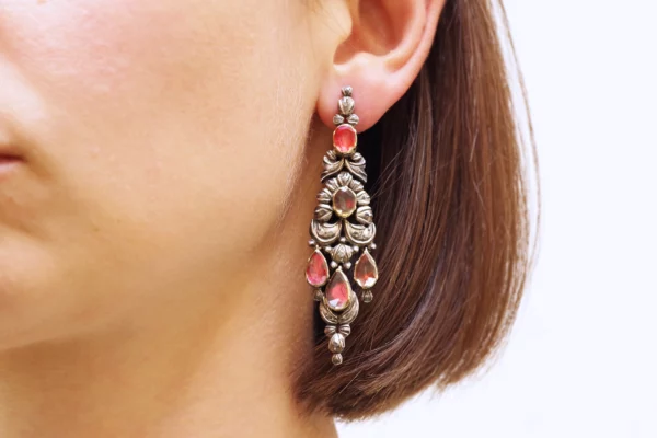 georgian iberian citrine earrings