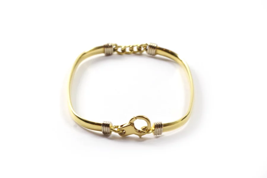 18k gold vintage bracelet bangle