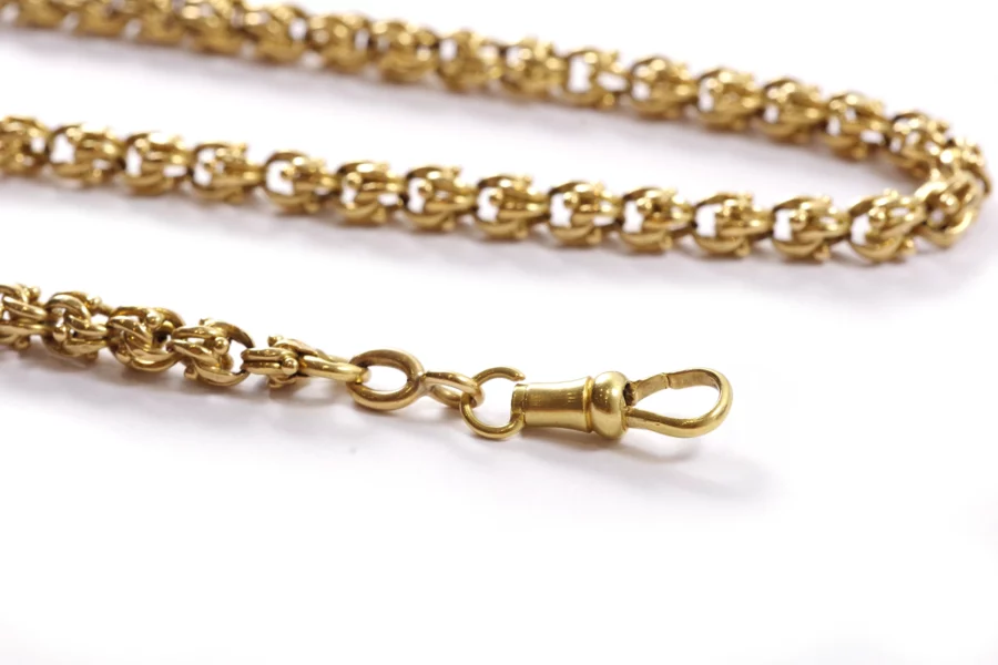 gold watch chain necklace