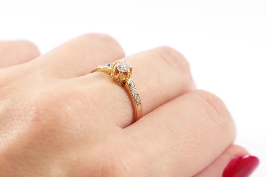 Edwardian Solitaire diamond ring