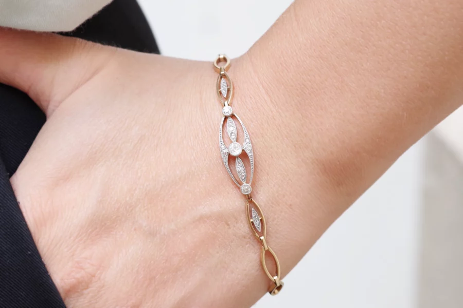 diamond belle epoque bracelet