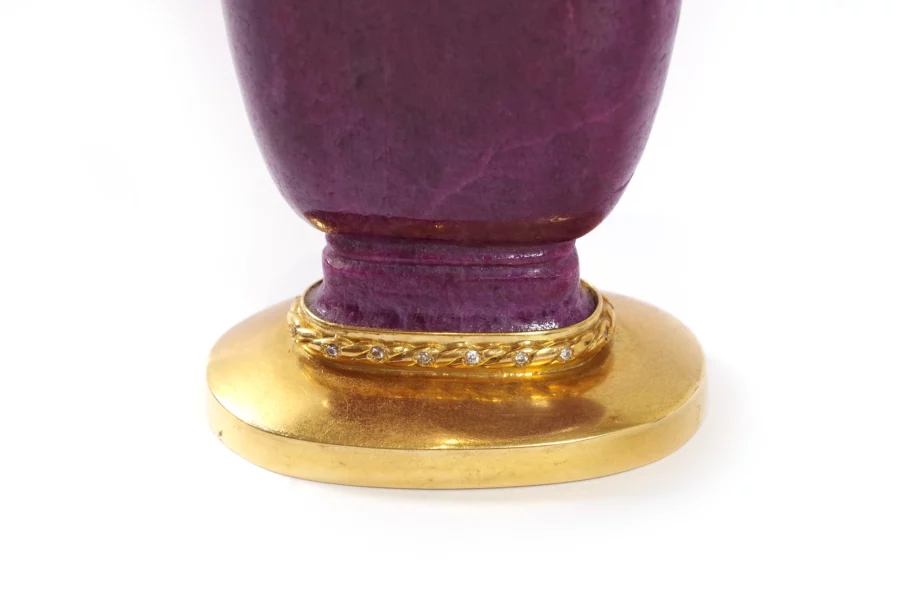 edwardian ruby diamond vase