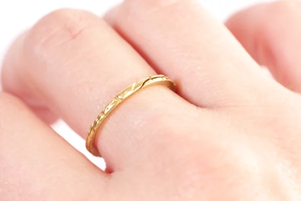french gold gimmel ring
