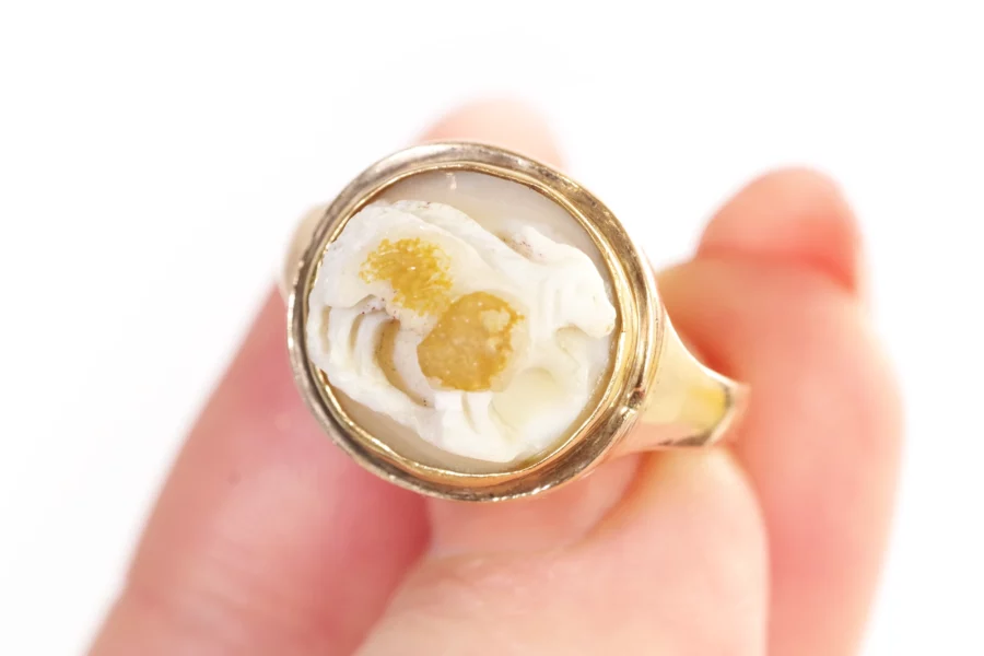 Antique roman cameo ring