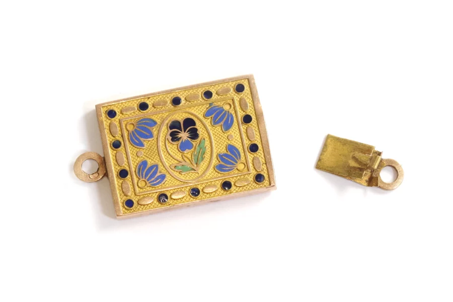 Normandy antique gold clasp