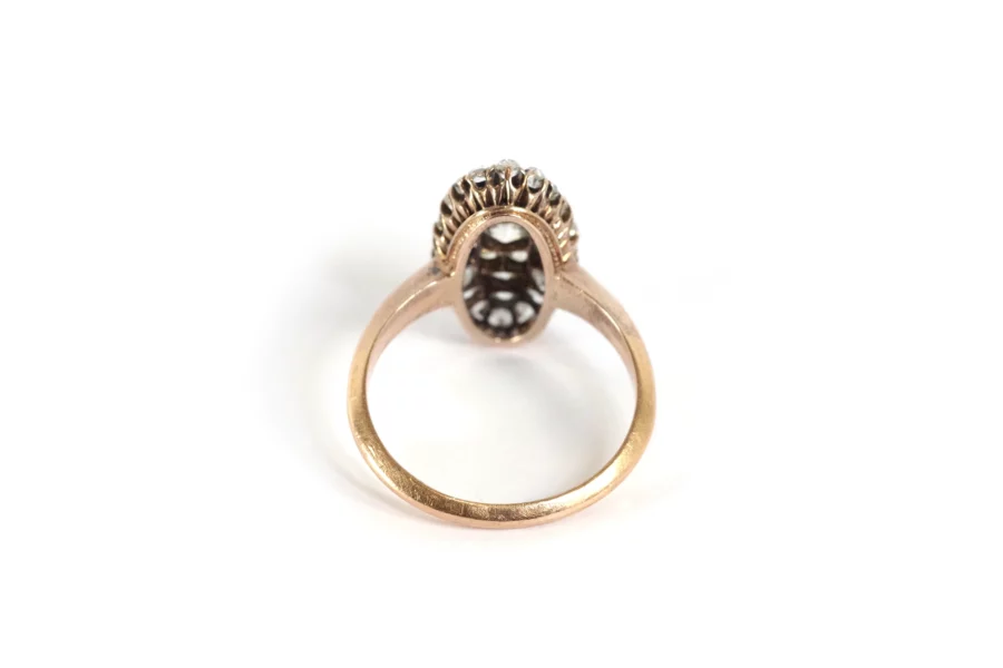 victorian wedding diamond ring