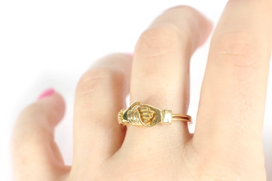 faith fede ring in gold