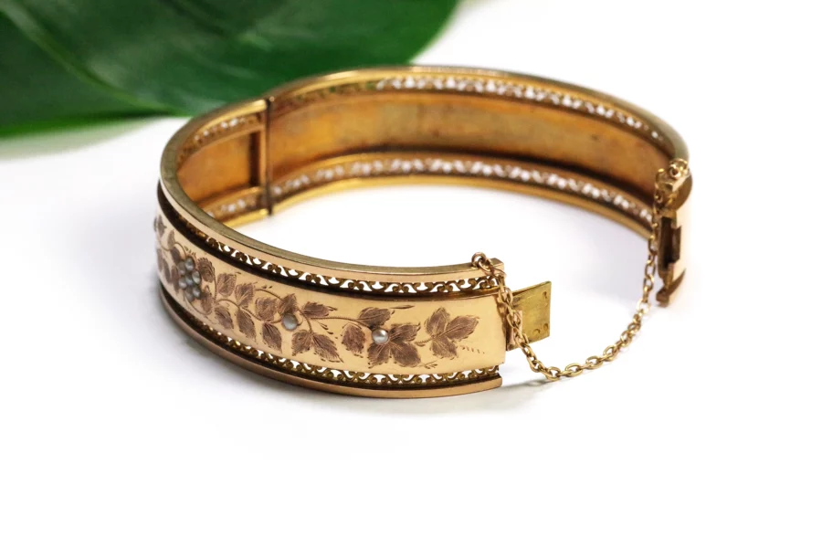 antique gold bracelet from france