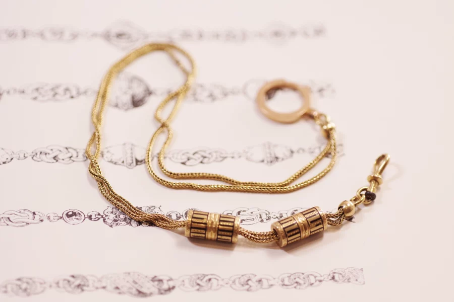 Collier chaine bracelet en or