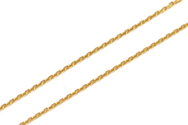 rectangular links chain in gold