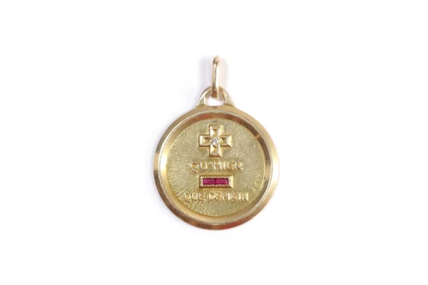 Médaille d'amour Augis médium en or
