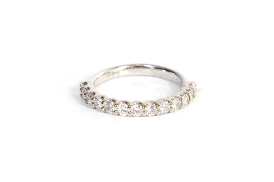 half eternity ring in gold