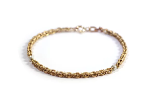 Gold chain 18k gold bracelet