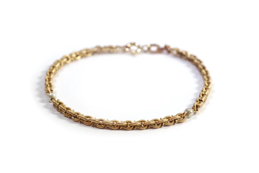 Gold chain 18k gold bracelet