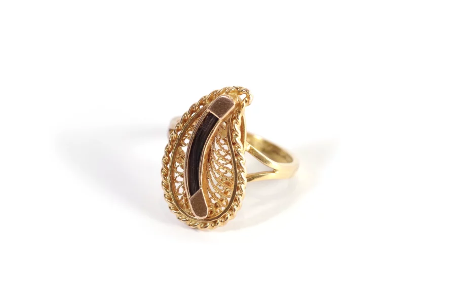 gold filigree ring