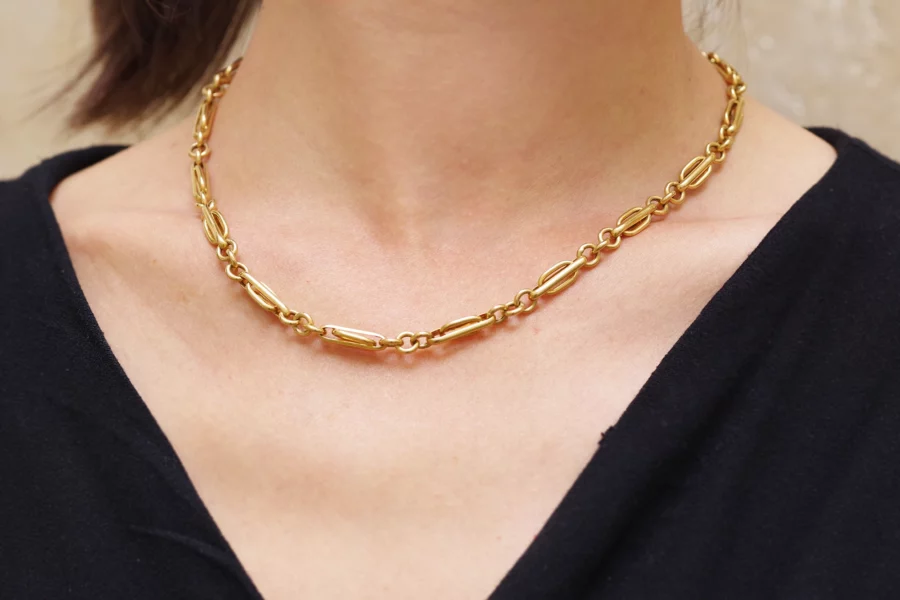 Gold necklace chain