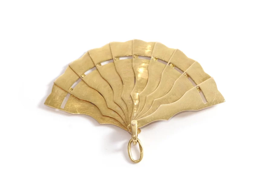 Antique fan pendant