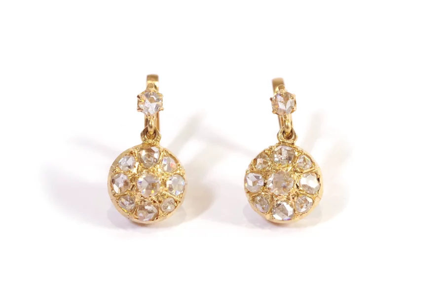 diamond drop earrings