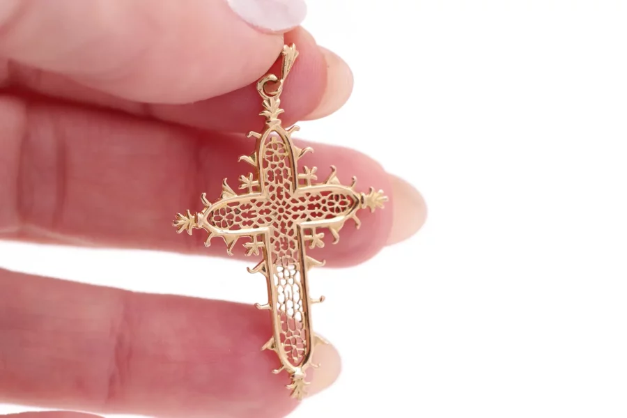 Antique cross pendant