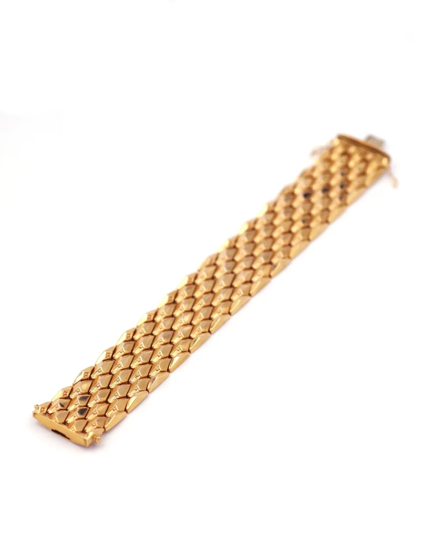 band bracelet in gold