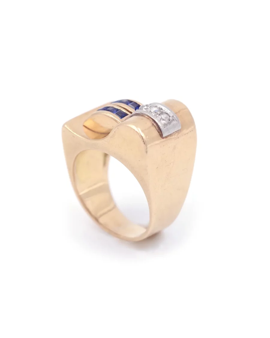 tank gold ring