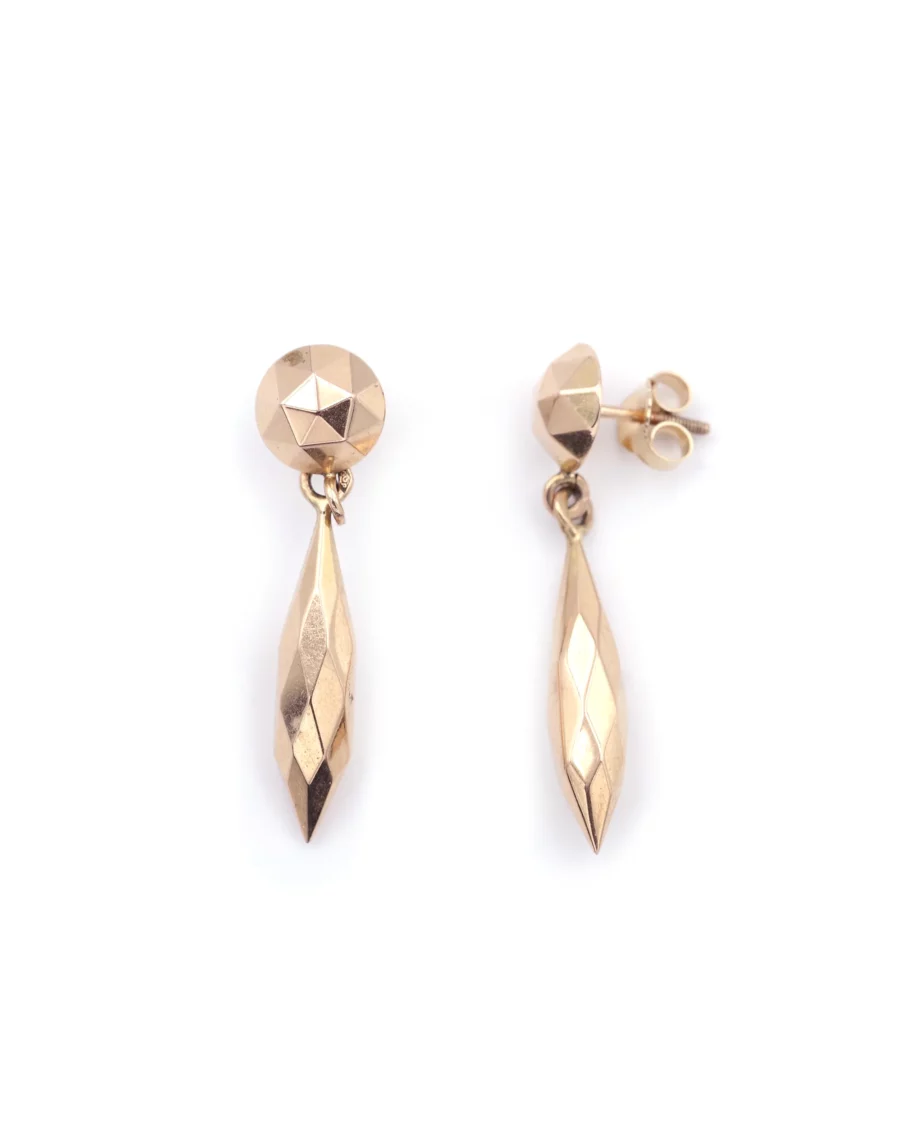 boucles d'oreille en or